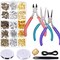 Jewelry Repair & Making Kit – Pliers, Beading Wire, Necklace Cord & 450+ Accessories for DIY Jewelry and Beading